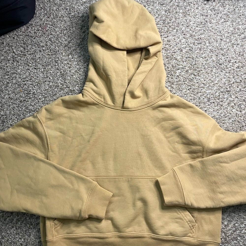 Women's Tan Hoodie Sweatshirt